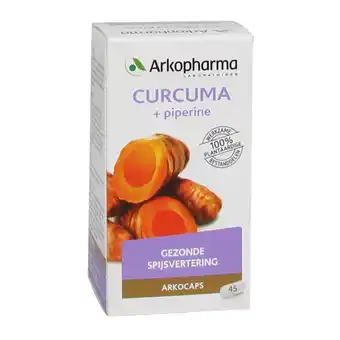 Holland & Barrett Arkopharma Arkocaps Curcuma, 360mg (45 Capsules) aanbieding