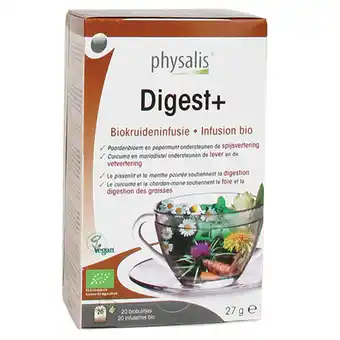 Holland & Barrett Physalis Kruideninfusie Digest - 20 theezakjes aanbieding
