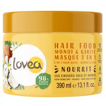 Holland & Barrett Lovea 3 in 1 Hairmask Monoi & Shea - 390ml aanbieding