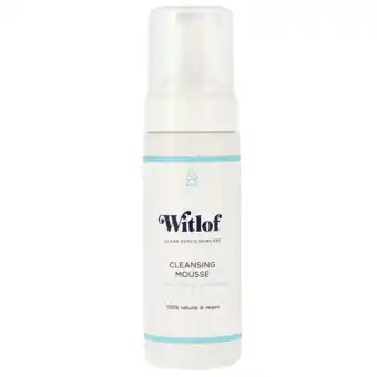 Holland & Barrett Witlof Skincare Cleansing Mousse Cornflower & Frangipani - 150ml aanbieding