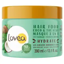 Holland & Barrett Lovea 3 in 1 Hairmask Coconut & Green Tea - 390ml aanbieding