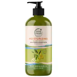 Holland & Barrett Petal Fresh Moisturizing Bath & Shower Gel Grape Seed & Olive Oil - 475ml aanbieding