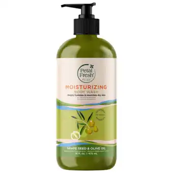 Holland & Barrett Petal Fresh Moisturizing Bath & Shower Gel Grape Seed & Olive Oil - 475ml aanbieding