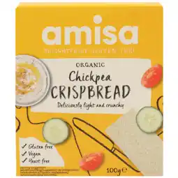 Holland & Barrett Amisa Kikkererwten Crackers - 100g aanbieding