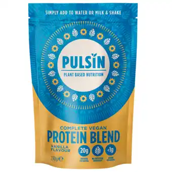 Holland & Barrett Pulsin Faba Bean Protein Vanilla - 250g aanbieding