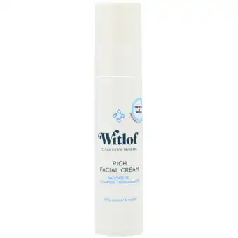 Holland & Barrett Witlof Skincare Rich Facial Cream - 50ml aanbieding