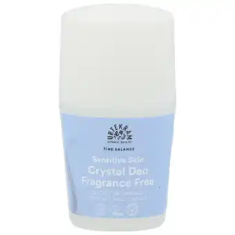 Holland & Barrett Urtekram Fragrance Free Crystal Deo - 50ml aanbieding