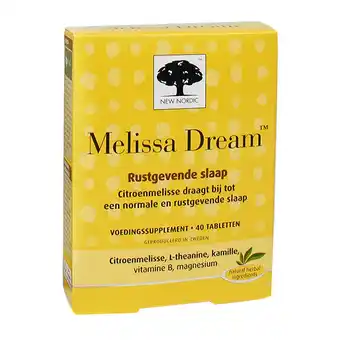 Holland & Barrett New Nordic Melissa Dream (40 Tabletten) aanbieding