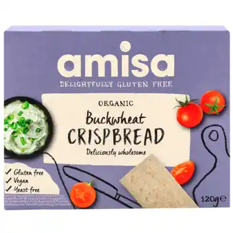 Holland & Barrett Amisa Boekweit Crackers - 120g aanbieding