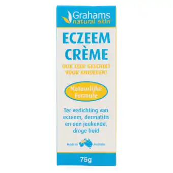 Holland & Barrett Grahams Eczeem Crème - 75g aanbieding