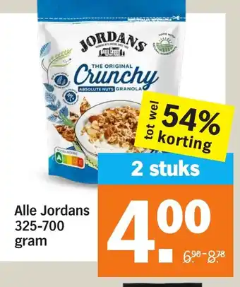 Albert Heijn Alle Jordans aanbieding