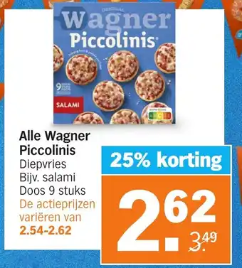 Albert Heijn Alle Wagner Piccolinis aanbieding