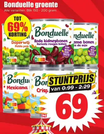 Dirk Bonduelle groente aanbieding