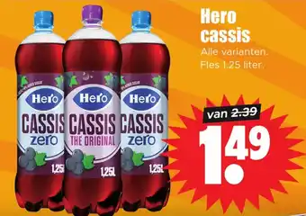 Dirk Hero cassis aanbieding