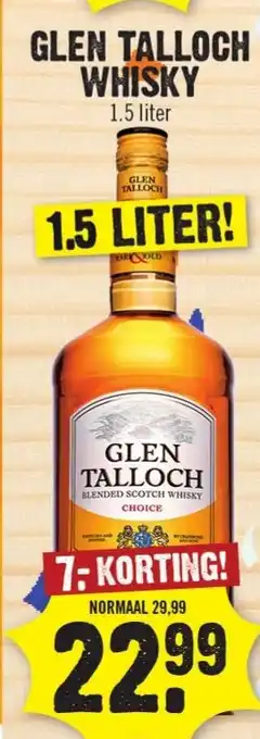 Dirk Glen talloch whisky aanbieding