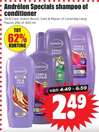 Dirk Andrélon Specials shampoo of conditioner aanbieding