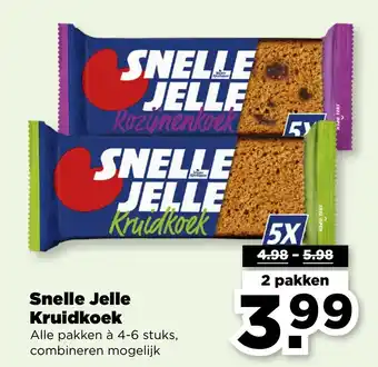 PLUS Snelle Jelle Kruidkoek aanbieding