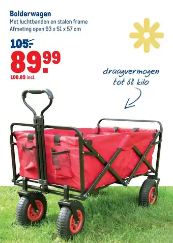 Makro Bolderwagen aanbieding