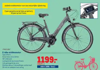 Makro E-bike middenmotor Type CITA 3.1 aanbieding