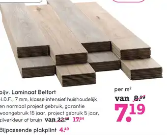 Leen Bakker bijv. Laminaat Belfort aanbieding