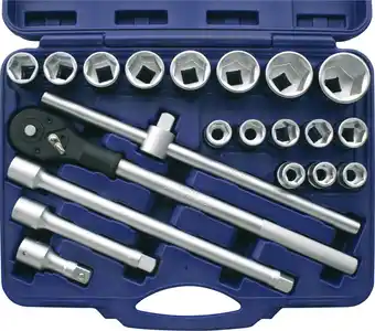 Conrad Kunzer 73421 Dopsleutelset Metrisch 3/4 (20 mm) 21-delig aanbieding