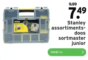 GAMMA Stanley assortiments- doos sortmaster junior aanbieding