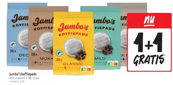 Jumbo Jumbo's koffiepads aanbieding