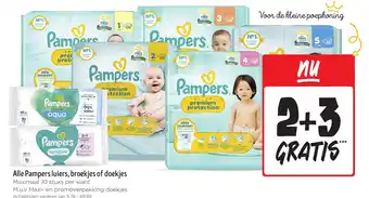 Jumbo Alle Pampers luiers, broekjes of doekjes aanbieding
