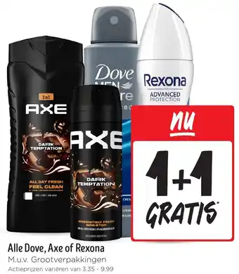 Jumbo Alle Dove, Axe of Rexona aanbieding