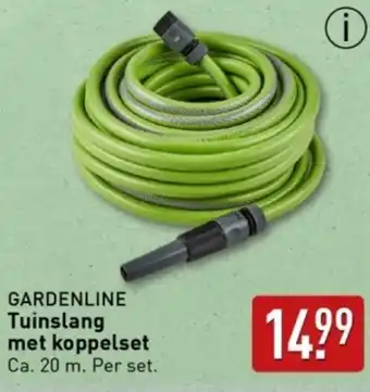 ALDI Tuinslang met koppelset aanbieding