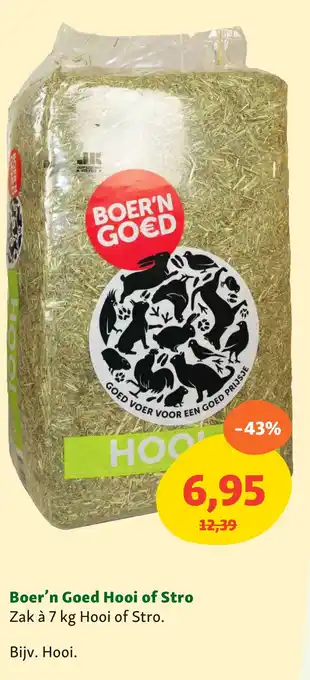 Maxi Zoo Boer'n Goed Hooi of Stro aanbieding