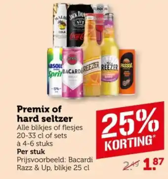Coop Premix of hard seltzer aanbieding