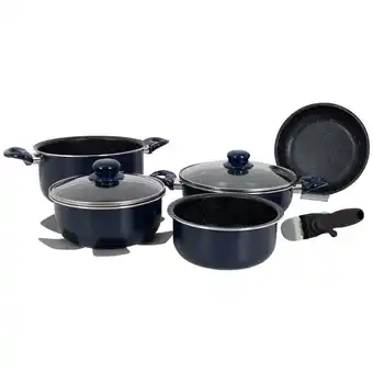 ANWB Gimex Pannenset Inductie 8-Delig Blauw aanbieding