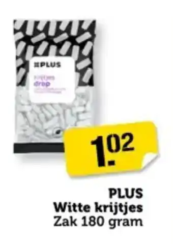 Coop PLUS Witte krijtjes aanbieding
