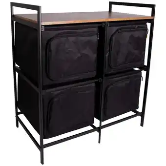 ANWB Bo-camp Industrial Kookkast Lawton Zwart aanbieding