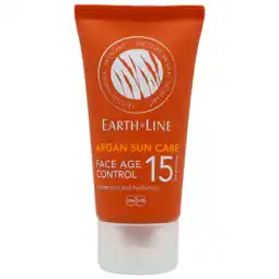 Holland & Barrett Earth·Line Argan Sun Face SPF 15 - 50ml aanbieding