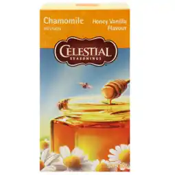 Holland & Barrett Celestial Seasonings Honey Vanilla Chamomile - 20 theezakjes aanbieding