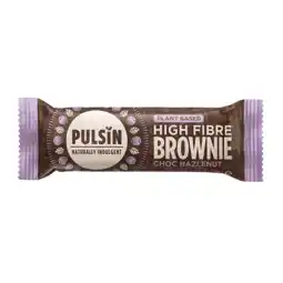 Holland & Barrett Pulsin High Fibre Brownie Choc Hazlenut - 35g aanbieding
