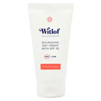 Holland & Barrett Witlof Skincare Nourishing Day Cream SPF30 - 50ml aanbieding
