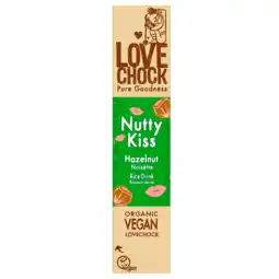 Holland & Barrett Lovechock Nutty Kiss Hazelnut - 40g aanbieding