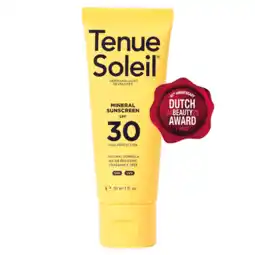 Holland & Barrett Tenue Soleil Mineral Sunscreen SPF30 - 30ml aanbieding