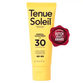 Holland & Barrett Tenue Soleil Mineral Sunscreen SPF30 - 30ml aanbieding