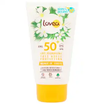 Holland & Barrett Lovea Sun Lotion Tahiti Monoi SPF50+ - 150ml aanbieding