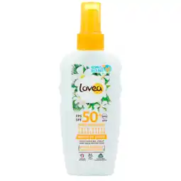 Holland & Barrett Lovea Sun Spray Tahiti Monoi SPF50+ - 150ml aanbieding