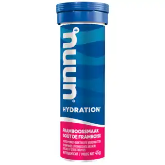 Holland & Barrett Nuun Hydration Met Elektrolyten Framboos - 10 bruistabletten aanbieding