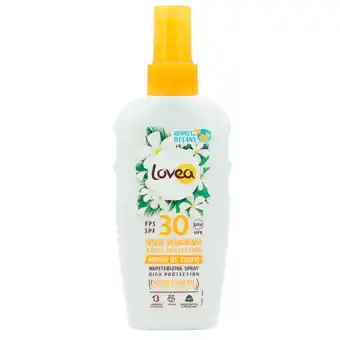 Holland & Barrett Lovea Sun Spray Tahiti Monoi SPF30 - 150ml aanbieding