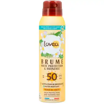 Holland & Barrett Lovea Tanning Mist Tahiti Monoi SPF50 - 150ml aanbieding