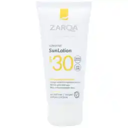 Holland & Barrett ZARQA Sensitive SunLotion SPF30 - 50ml aanbieding