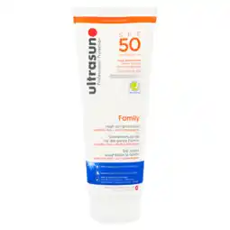 Holland & Barrett Ultrasun Family Zonnebrandcrème SPF50 - 250ml aanbieding