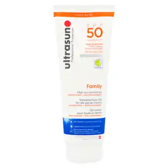 Holland & Barrett Ultrasun Family Zonnebrandcrème SPF50 - 250ml aanbieding